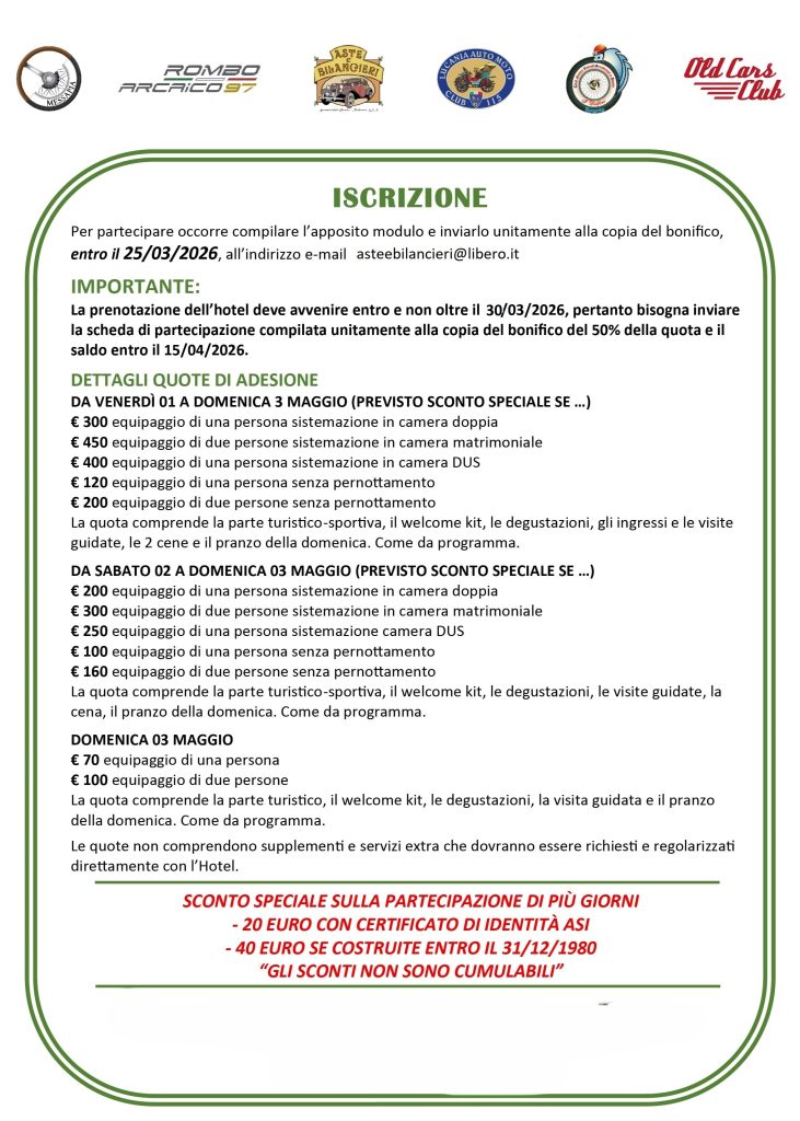 Quote di partecipazione