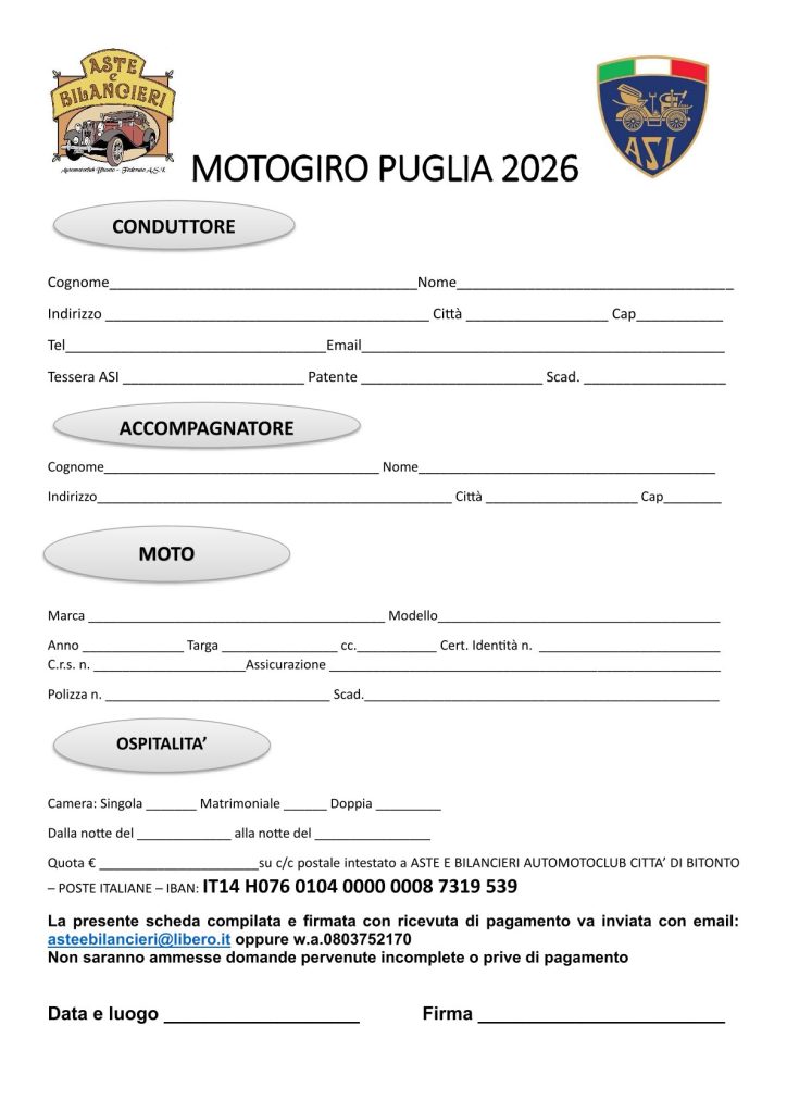 scheda Motogiropuglia 2026